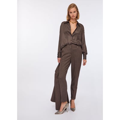 Chemise en satin avec strass LIU JO
