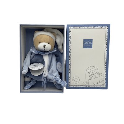 Ours Petit Chou avec attache sucette - Très bon état DOUDOU ET COMPAGNIE