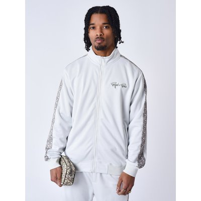 Veste zippé à bande imprimé PROJECT X