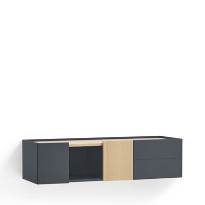Console murale 2 portes, 2 tiroirs en bois L110cm - OTTO TEULAT