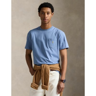 Camiseta recta de punto con logo bordado POLO RALPH LAUREN
