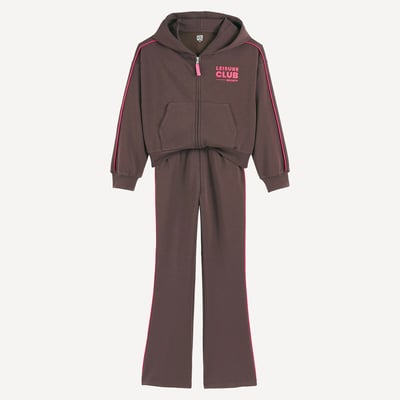Ensemble 2 pièces, sweat zippé à capuche et pantalon de jogging LA REDOUTE COLLECTIONS