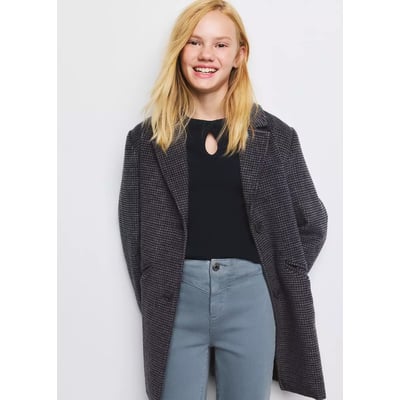 Jeans flare taille normale détail couture MANGO KIDS