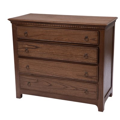Commode 4 tiroirs en bois  -PÉTRONILLE AMADEUS