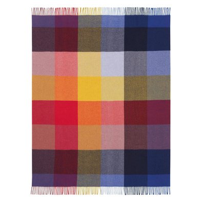 Plaid laine et cachemire à carreaux CLARENCE BIEDERLACK