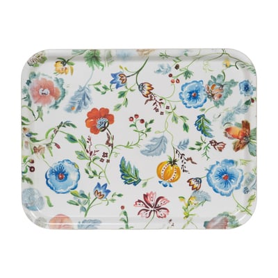 Plateau rectangulaire Camelia 43cm x 33cm TABLE PASSION