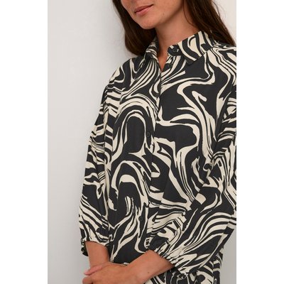 Robe-Chemise KAcarmen Manches 3/4 Longueur Genou KAFFE