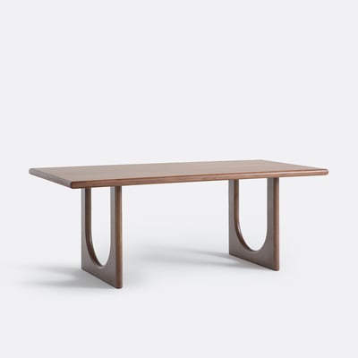 Table à manger, en plaqué noyer, 6 à 8 couverts, DOUVE LA REDOUTE INTERIEURS