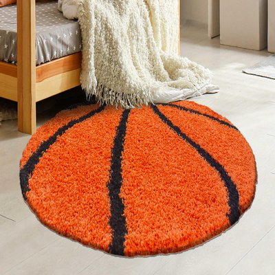 Tapis enfant tissé SHAGGY BASKET UN AMOUR DE TAPIS