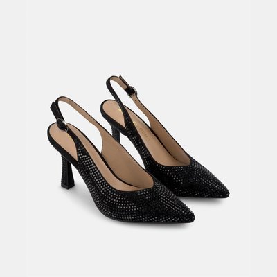 Chaussures à talons aiguilles ornées de strass avec boucle de fermeture ALMA EN PENA