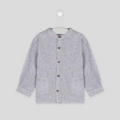 Chemise en lin rayée BOUT'CHOU