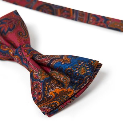 Noeud papillon Paisley bordeaux DRAEGER PARIS
