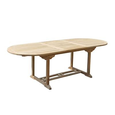 Table de jardin en teck extensible 8/10 places  MIDLAND BERAH GETAH