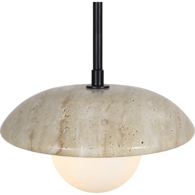 Lampe d'architecte en marbre travertin RECOLLECTION