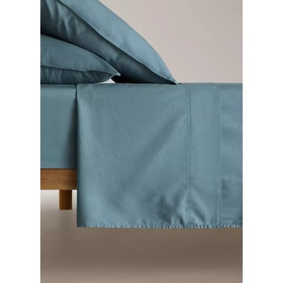 Drap plat en satin de coton lit 90 cm MANGO HOME