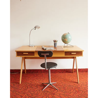 Bureau en bois Yvan N°535 - Bon état DEBONGOUT