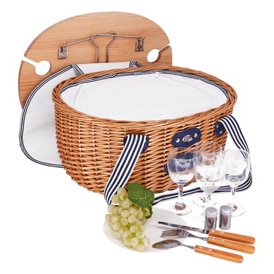Panier pique-nique BELLE-ÎLE - 4 personnes LES JARDINS DE LA COMTESSE