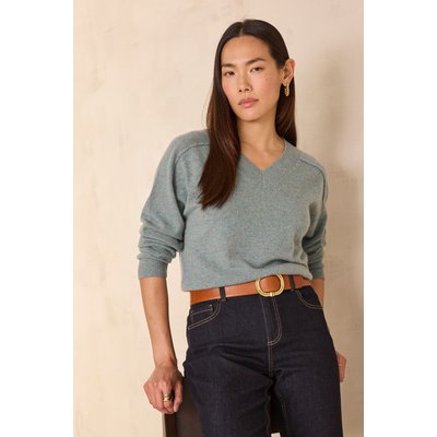 Pull col V en 100% cachemire 2 fils BARY Maison 123