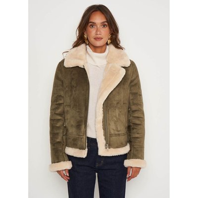 Manteau en fausse peau lainée SUD EXPRESS