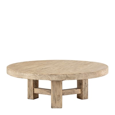 Table basse BAO orme recyclé BLANC D’IVOIRE
