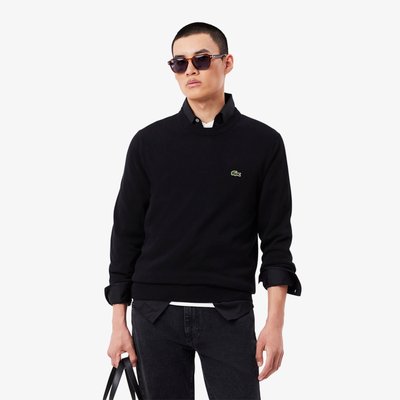 Pull coton  col rond LACOSTE