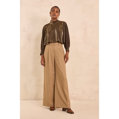 Pantalon taille haute bronze FLAUBERT Maison 123