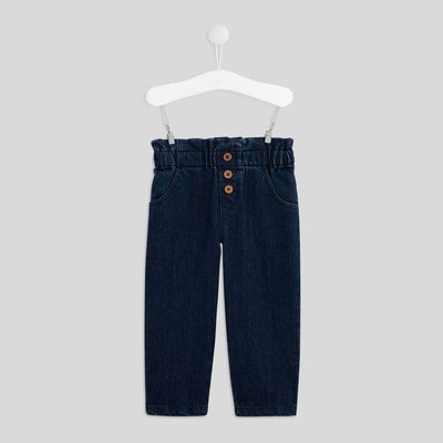 Pantalon en denim droit, certifié Oeko-Tex BOUT'CHOU