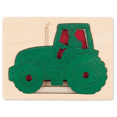 Puzzle 5 tracteurs en 1 HAPE TOYS