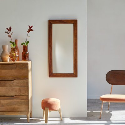 Miroir déco en palissandre massif 100x50 cm KWARTO TIKAMOON