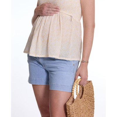 Short de grossesse et post-partum Donna light blue CACHE COEUR