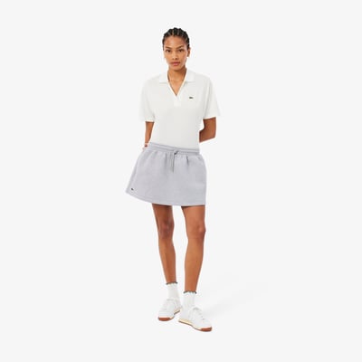 Jupe courte jersey double face LACOSTE