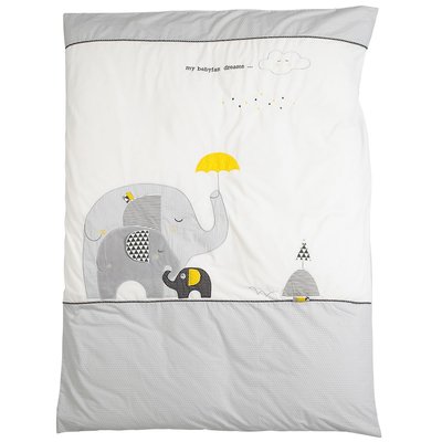 Housse de couette et taie en coton SAUTHON