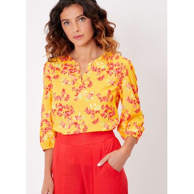 Top fluide manches 3/4 en viscose imprimée HORACIO LA FIANCÉE