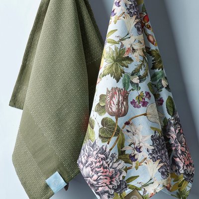 Set of 2 Bee Floral Tea Towels KEW