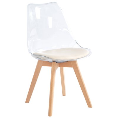 Lot de 4 chaises scandinaves, CARMEN NORDLYS