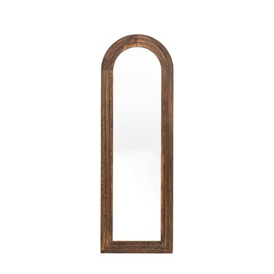 163cm Dark Wood Arch Leaner Mirror SO'HOME