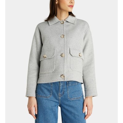 Manteau Court Bobo Laine Mélangée JODHPUR