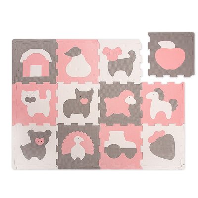 Tapis de jeu mousse à assembler animaux de la ferme FARM HAKUNA MATTE