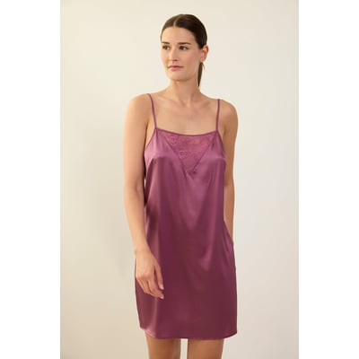 Nuisette en soie SILK'N LACE MAISON LEJABY