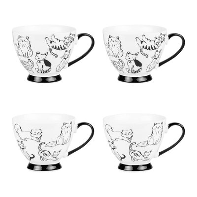 Coffret de 4 tasses   20 cl-MISTIGRIS TABLE PASSION