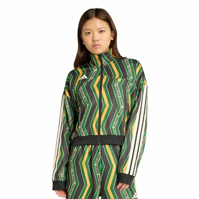 Casaco com fecho estampado, FARM RIO ADIDAS SPORTSWEAR