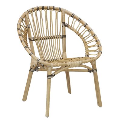 Fauteuil rond en rotin Jazz AUBRY GASPARD