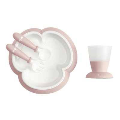 Coffret repas rose pastel BABYBJORN