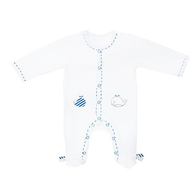 Pyjama bébé à manches longues en velours SAUTHON