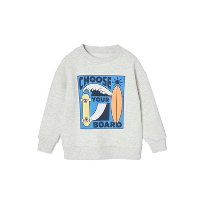 Sweat grand motif Skate VERTBAUDET