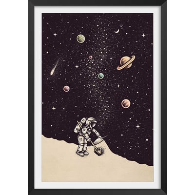 Affiche enfant coup de balai HEXOA