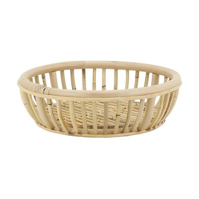 Corbeille ronde en rotin naturel AUBRY GASPARD