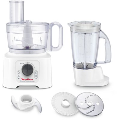 Robot multifonction FP542111 Double force compact blanc MOULINEX