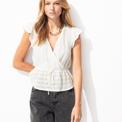 Blouse effet cache-cœur PROMOD