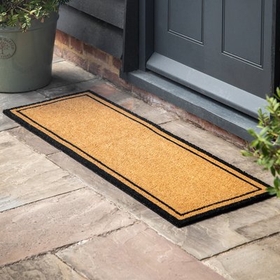 Minimal Border Coir Doormat SO'HOME